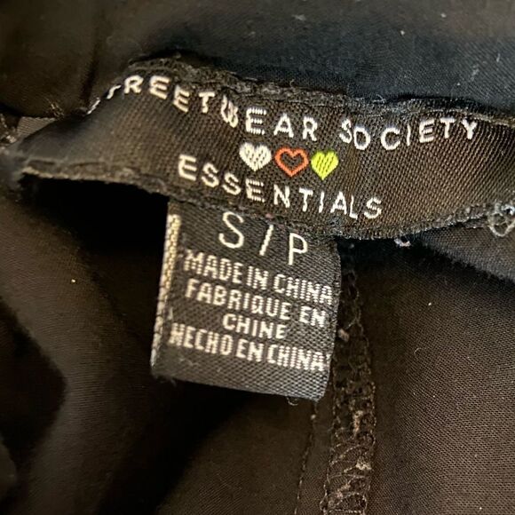 STREETWEAR SOCIETY Black High Waist Paperbag Pant - Picture 8 of 8